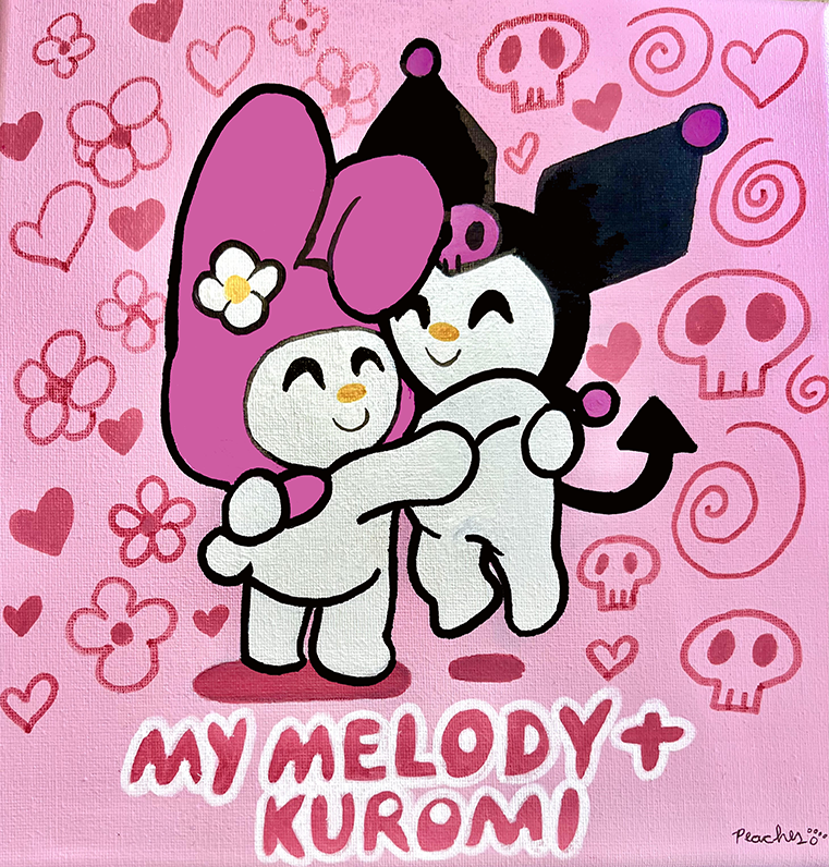 My Melody and Kuromi by LocalPeaches on DeviantArt