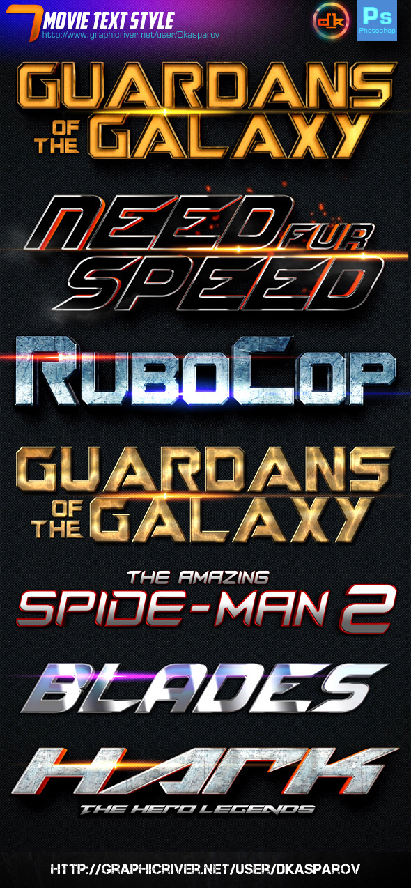 7 Movie Text Style