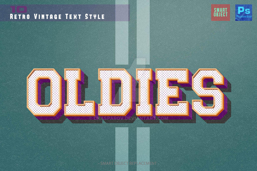 Retro Text Examples Retro Vintage Text Style by dkasparov on DeviantArt