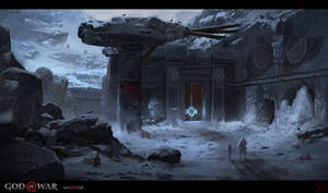 god of war environment concept art