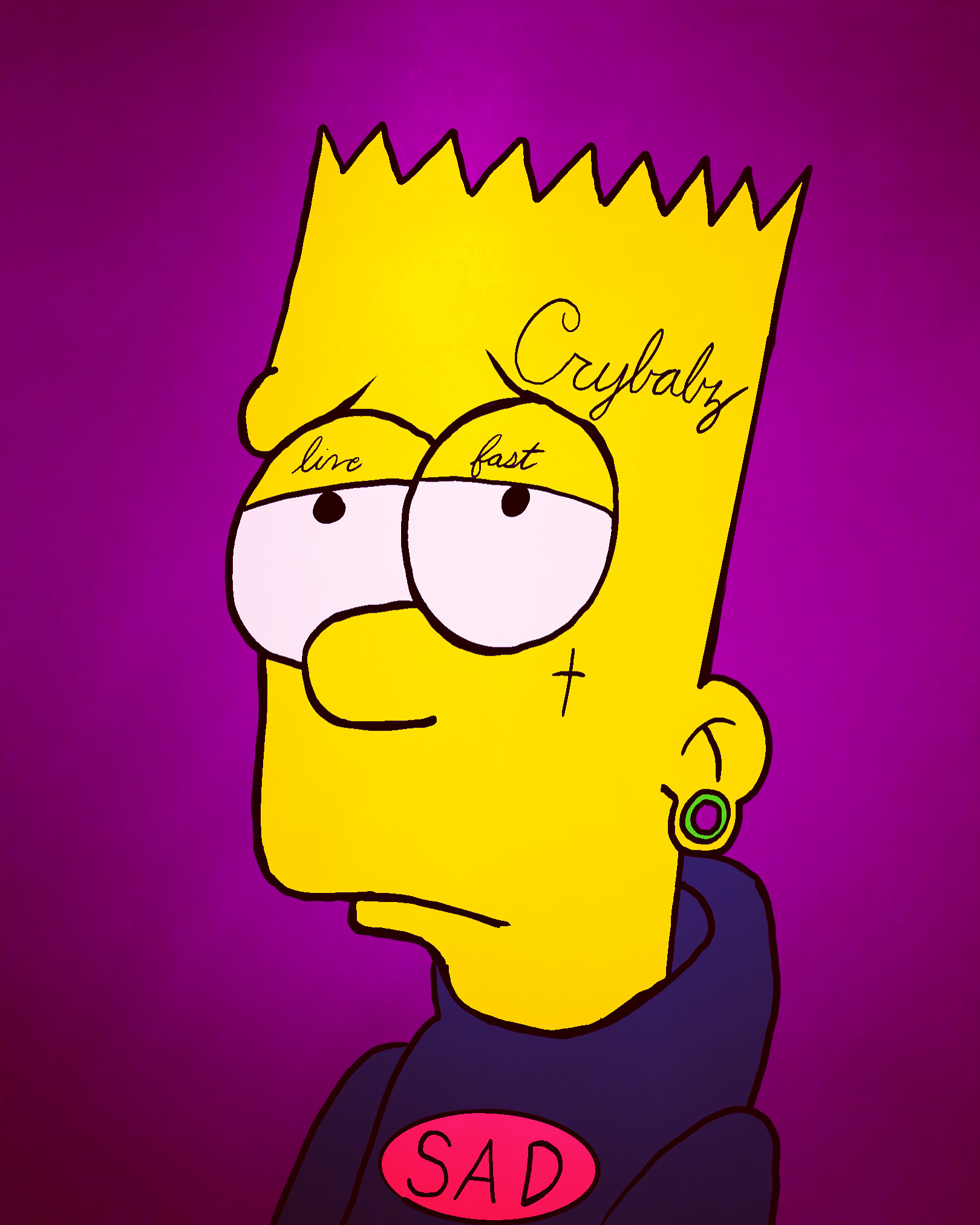 Bart Triste by Jocarsan on DeviantArt