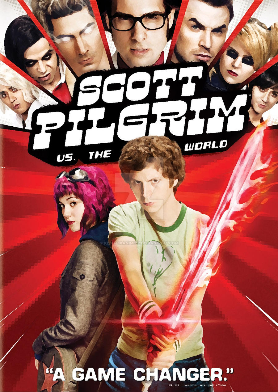 Scott Pilgrim-Paint Brushed