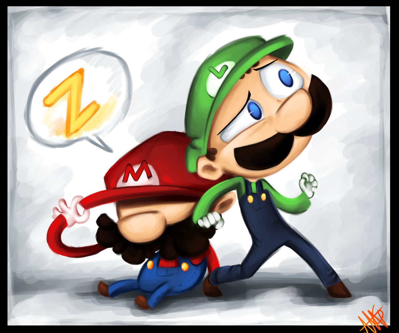 ($5) Mini Mario and Luigi