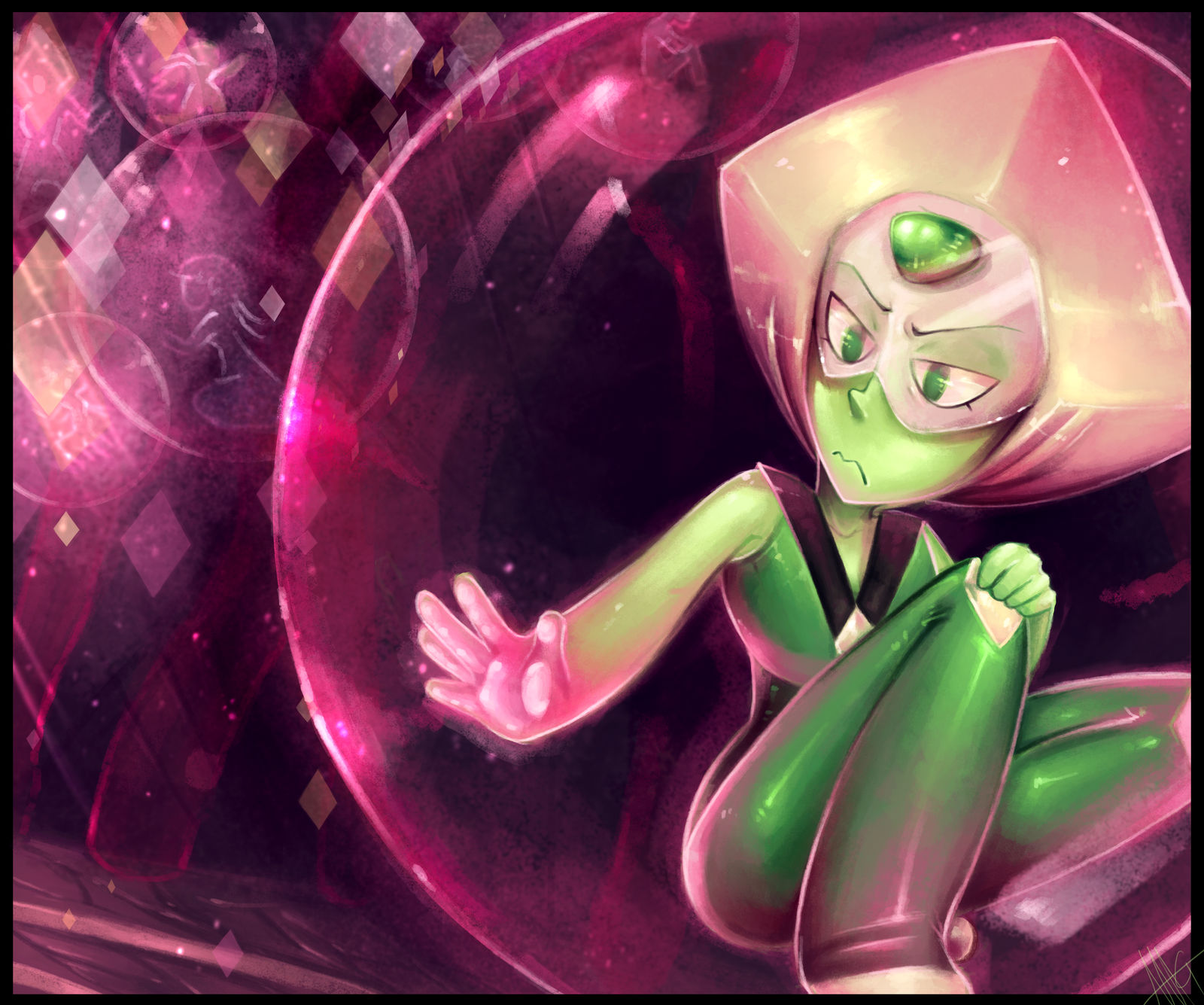 Bubbled - Peridot Steven Universe