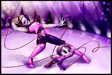 Made for Entertainment - Mettaton and Frisk by WalkingMelonsAAA