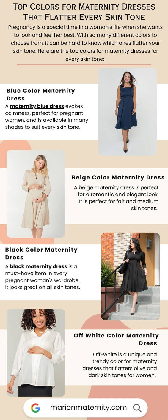 Maternity Color Top Colors for Maternity Dresses That Flatter Ever by marionmaternity ...