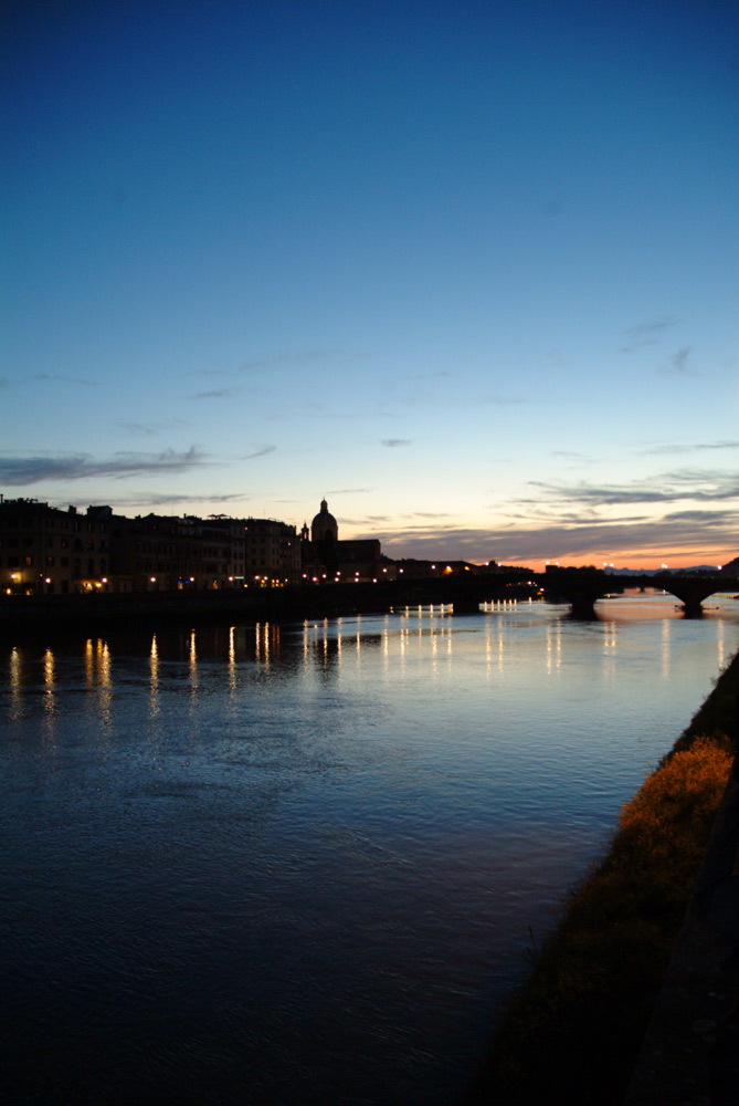 Dusk Drops On The Arno