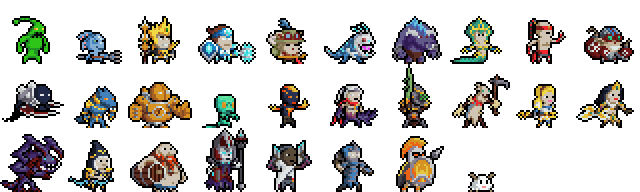 League of Legends Character 32x32 Sprites