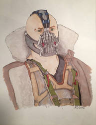 Bane The Dark Knight Rises done in Promarkers