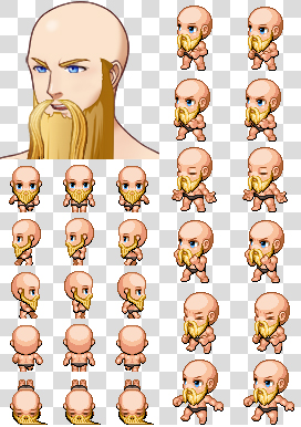 Rpg Maker MV Character Generator Parts Beard P09