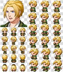 Rpg Maker MV Character Generator Parts Green Cloth