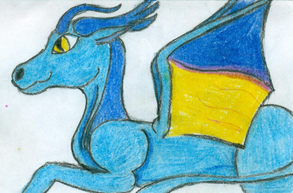 Crystal Dragon form colored by NayuSiminova on DeviantArt