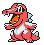 Shiny totodile in my style