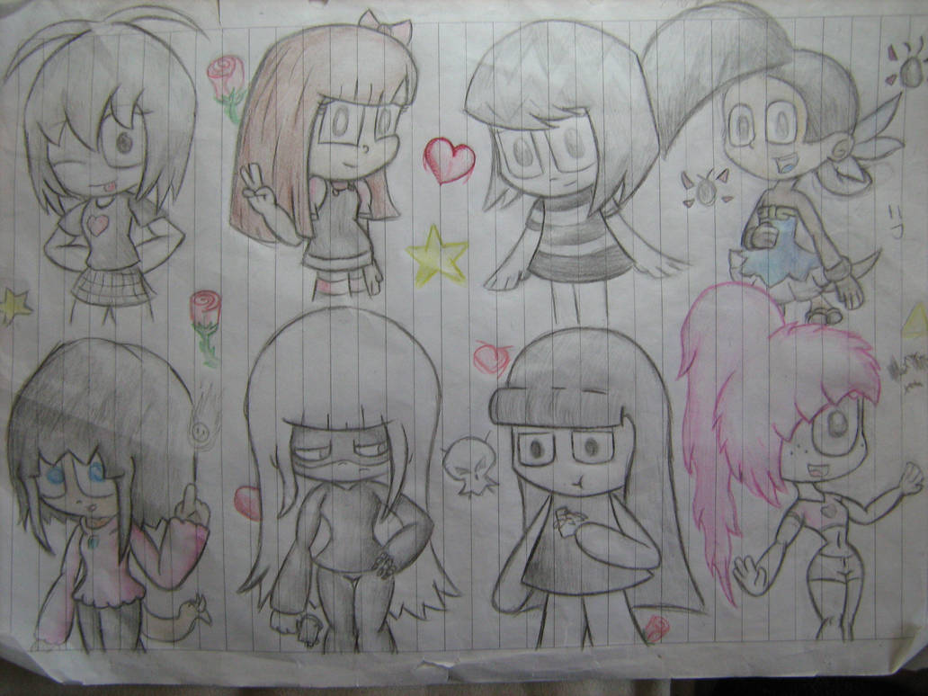 8 girls by shar0makai 8 girls by shar0makai