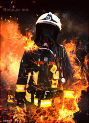 Fire Fighter photomanipulation