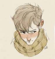 Boy with a scarf