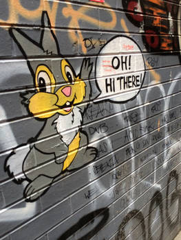 More like BUNNY STREET ART