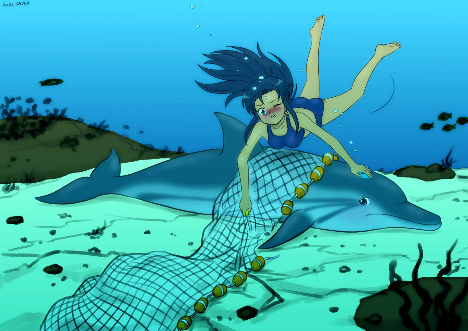 Kokoro the Icefish Mermaid by ZeroTerraForce on DeviantArt