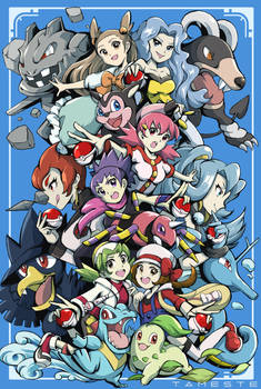 Pokemon Second generation girls*