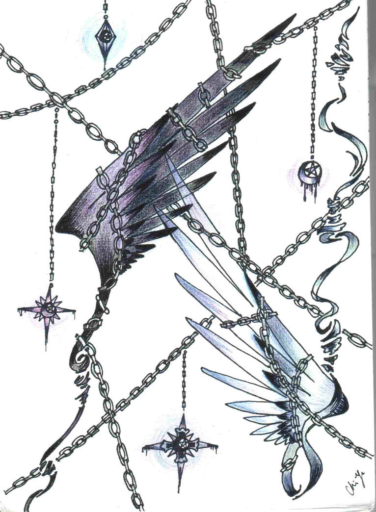 chained wings by Midniterain on DeviantArt