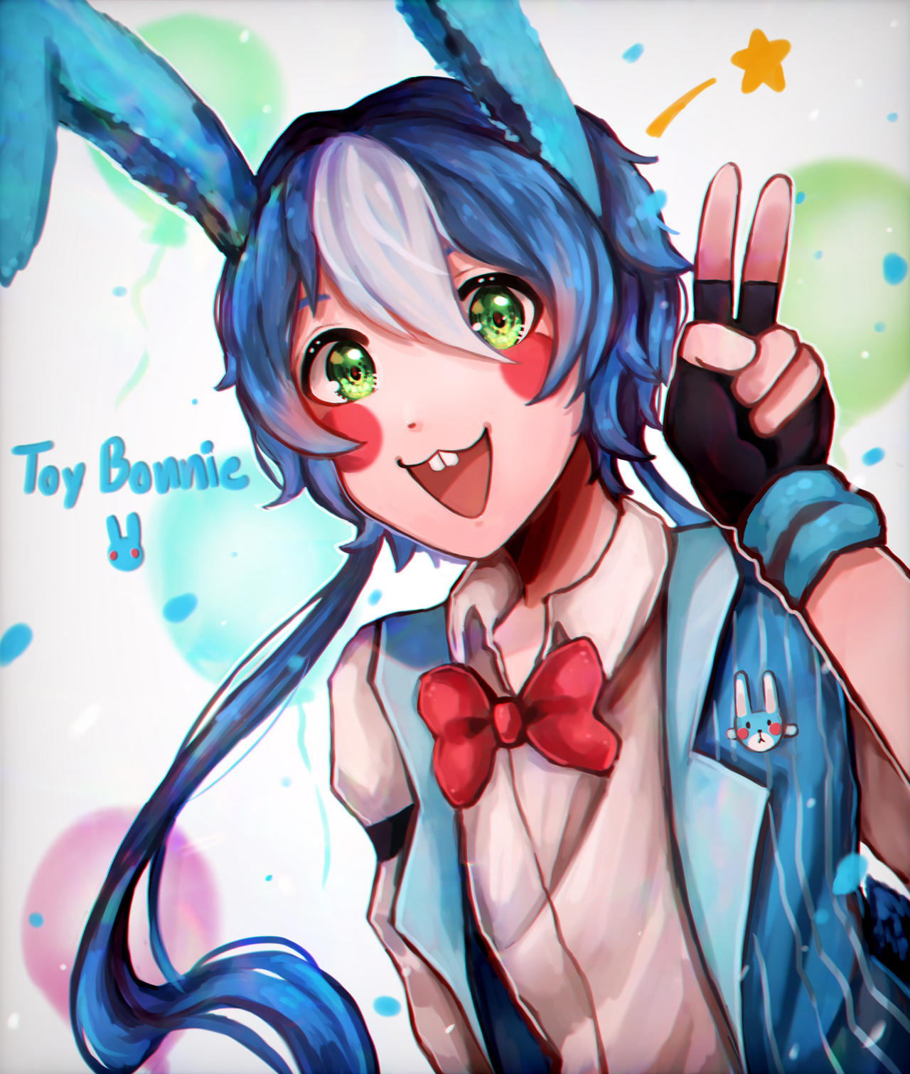 FNAF Toy Bonnie By ShikuroMay On DeviantArt fnaf-toy-bonnie-by-shikuromay-on-deviantart