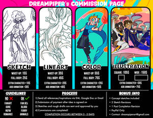 NEW 2024 Commission page! OPEN!