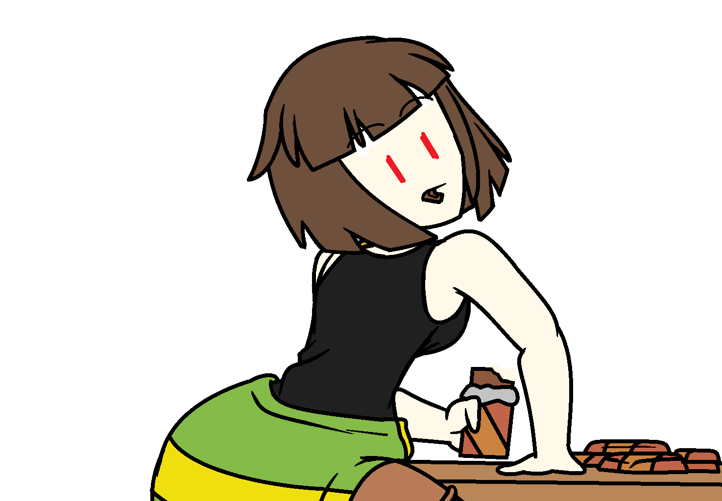 Chocoholic Chara.