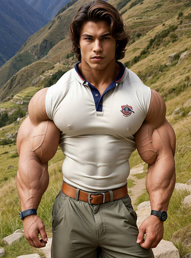 Big Beautiful Muscle Teen Man (Regan)