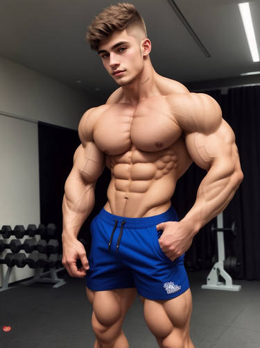 Big Beautiful Muscle Teen Man (Frans)