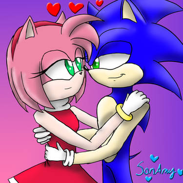 Mystic✨ (open commission💟) on X: Surprise kiss💖 #SonicTheHedeghog  #AmyRose #SonAmy  / X