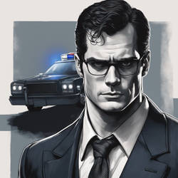 Clark Kent Henry Cavill as police