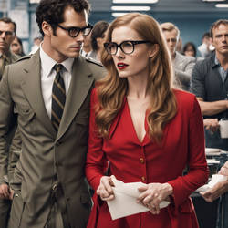 Clark Kent Henry Cavill army uniform glasses Lois