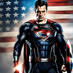 Superman Henry Cavill as Captain America