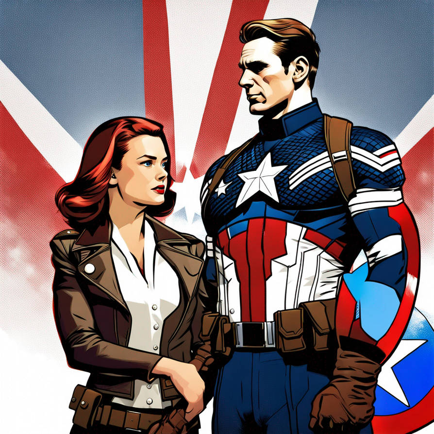 Captain America and Captain Carter