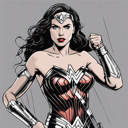 Wonder Woman and Scarlett Johansson