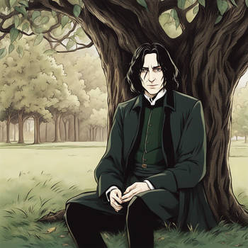 Snape Tree Scene Young Severus Snape under a tree with Lily by zSpirall on DeviantArt