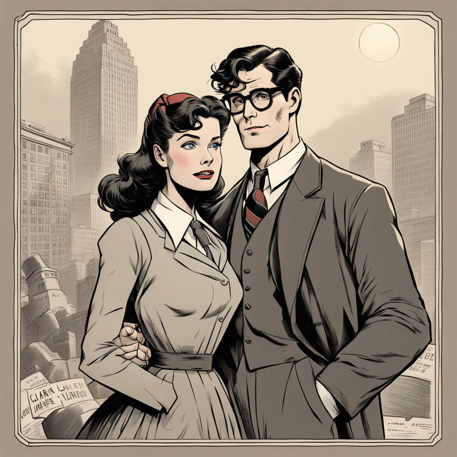 Clark Kent and Lois lane 1900