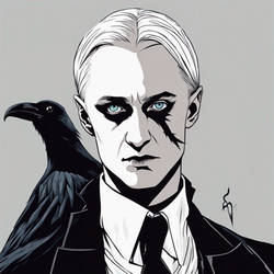 Draco Malfoy death eaters as the Crow