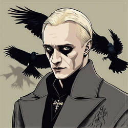 Draco Malfoy death eaters as the Crow