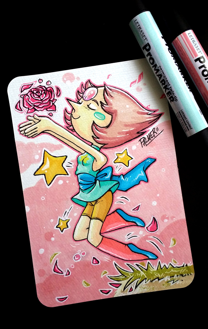 Steven Universe Pearl postcard  (SOLD)  =)