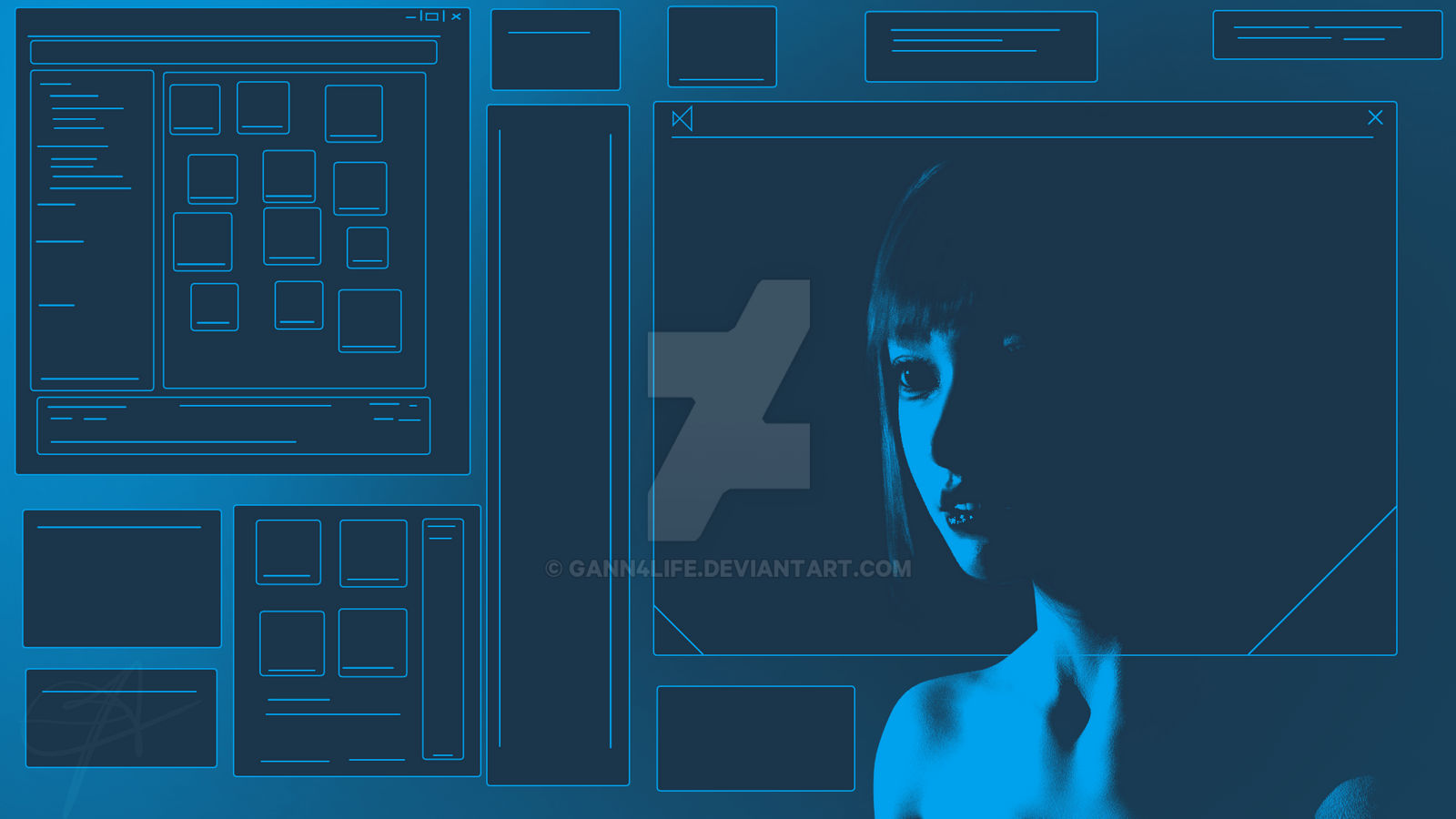 Windows 10 Girl Wallpaper (Detailed) by Gann4Life on DeviantArt