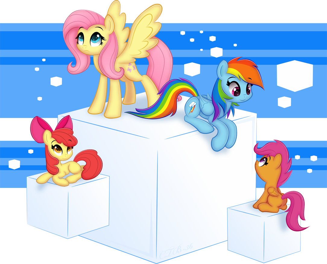 Ponies on Cubes