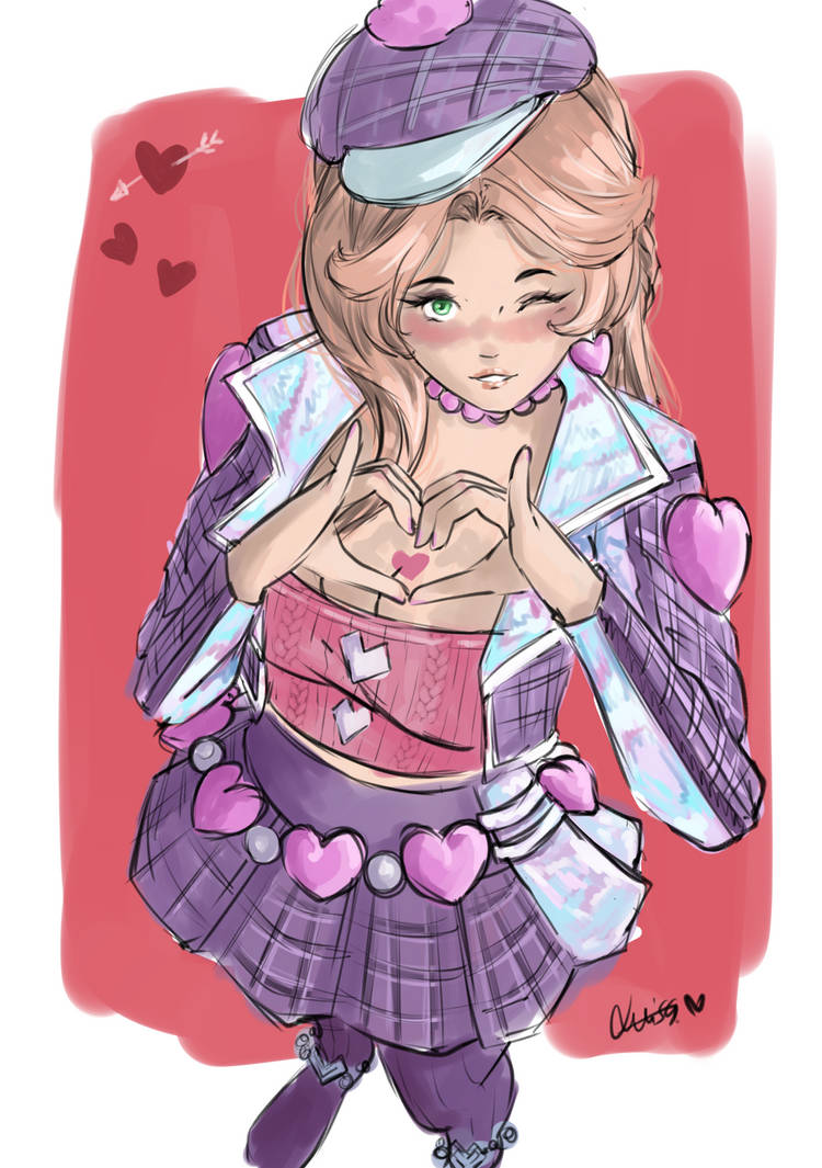 Heartthrob Caitlyn Doodle by PrincessOfFreljord on DeviantArt