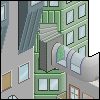 Pixel City Block