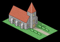 pixel church