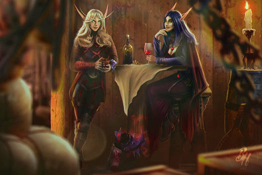 Evening in the Tavern (Commission)