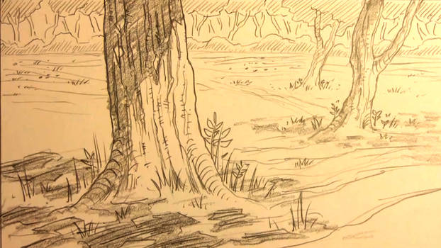 Forest Background For Manga