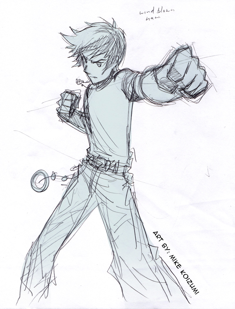 Manga Fight Punch Sketch by MikeKoizumi on DeviantArt