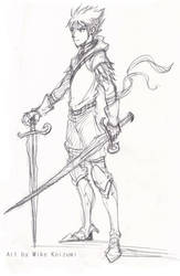 Dragonscale Warrior Sketch