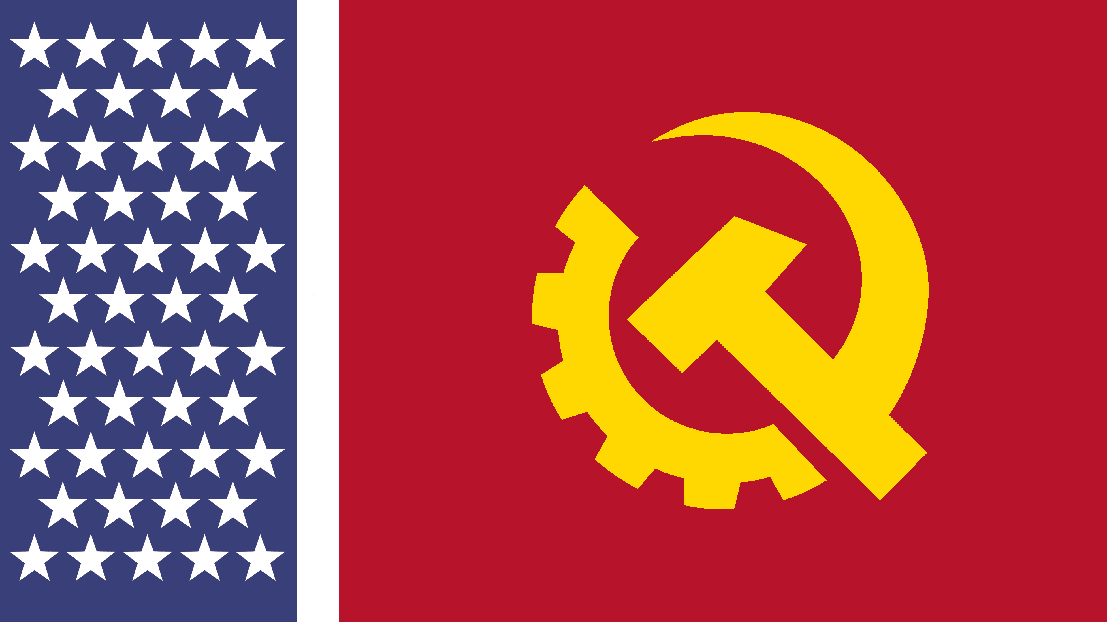 American Communist Flag